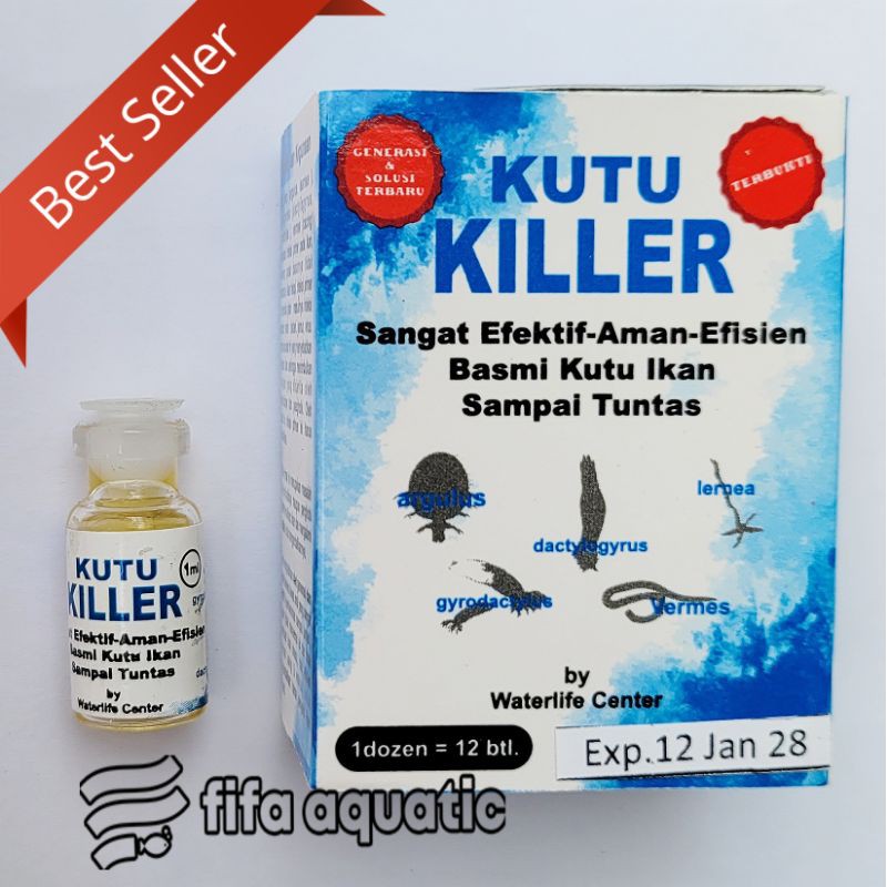 Kutu Killer / obat kutu ikan Koi / obat ikan hias