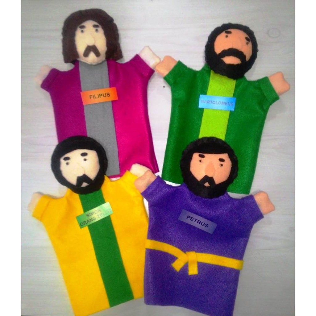 Boneka Tangan Flanel Yesus Murid Termurah