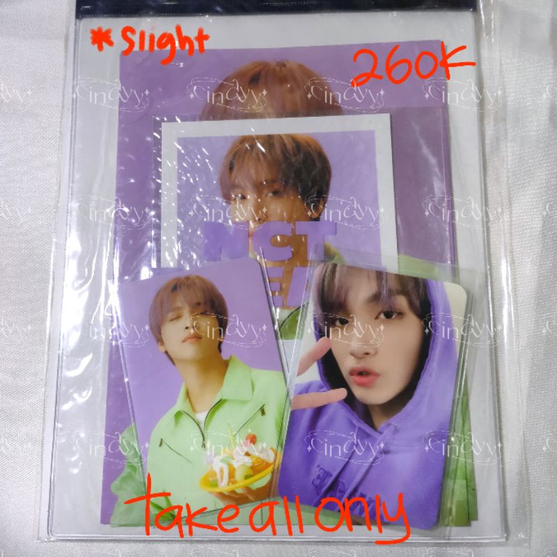 wts pc official haechan hoodie ungu photopack season greeting 2021 fullset pair