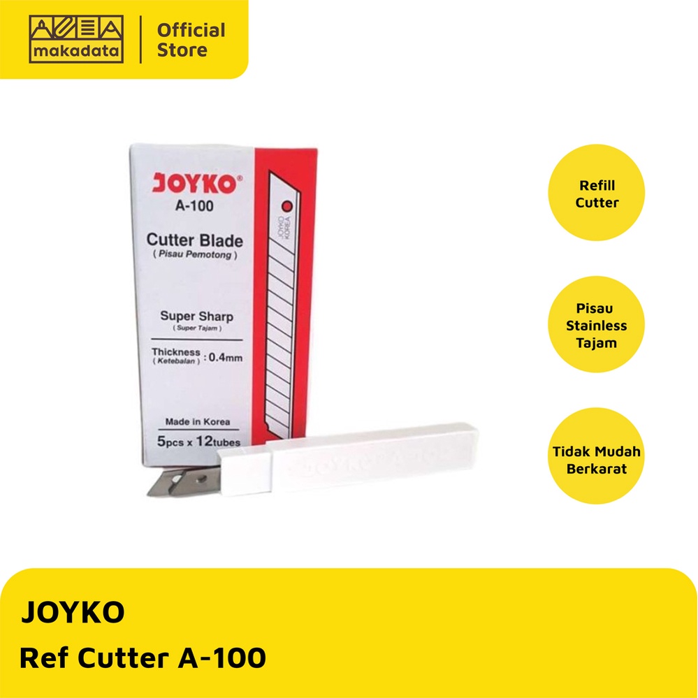 

REFILL / ISI CUTTER KECIL JOYKO A-100 MURAH