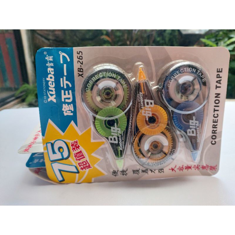

tipp ex, penghapus pen, correction tape isi 3.