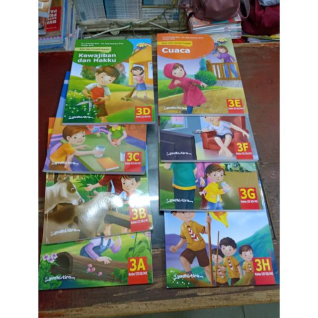 Buku teks tematik terpadu kelas 3 ABCDEFGH SD