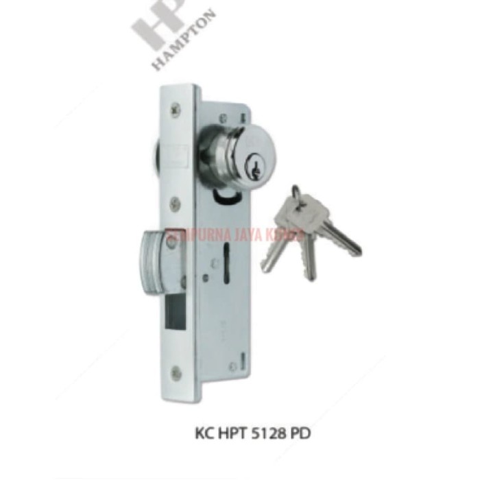 Kunci Pintu - Kunci Pintu Swing Aluminium Hampton 5128