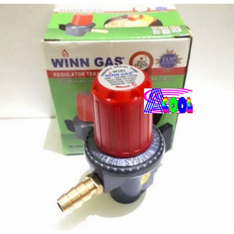 Winn Gas W 181 NM NON METER Tekanan Tinggi Regulator-Kompor Gas Mawar