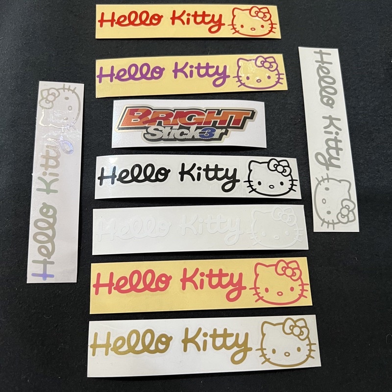 STICKER HELLO KITTY STICKER MOTOR MOBIL CUTTING