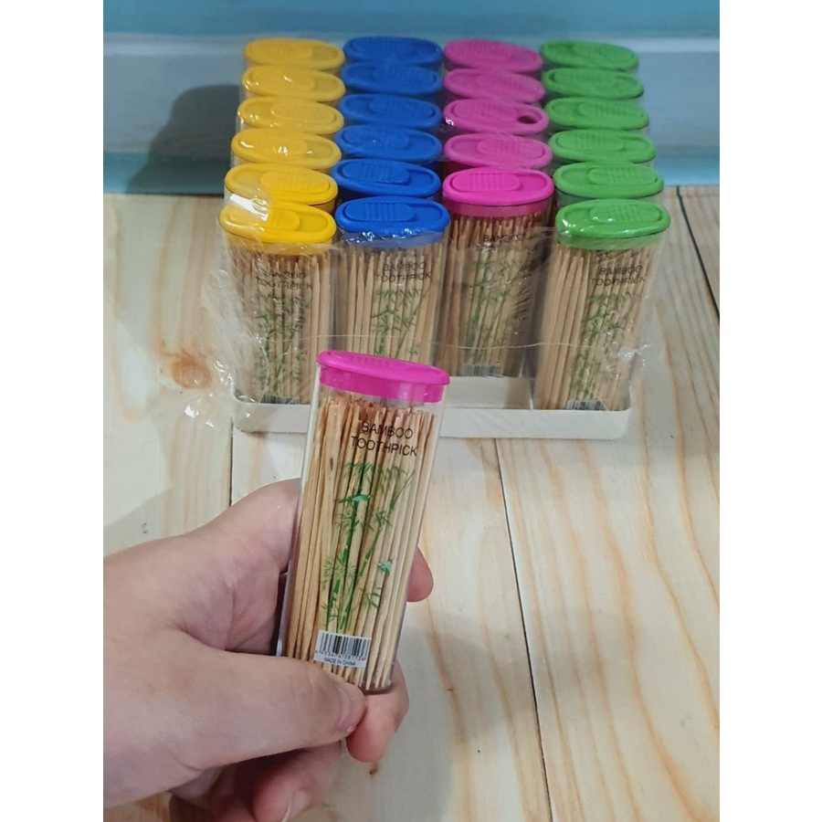 Tusuk Gigi Travel Mini Portable plus Kotak Tusuk Gigi