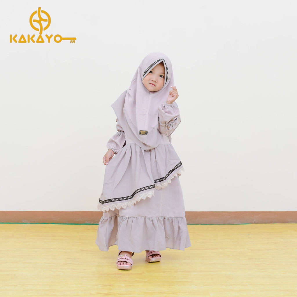 Gamis Anak Perempuan/Gamis Muslim Anak Perempuan/Gamis Anak/Gamis Muslim/Gamis Kakayo