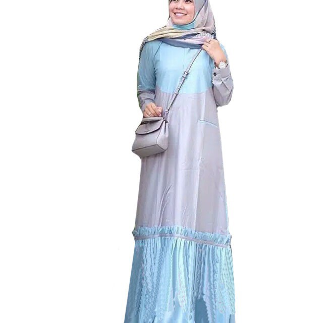 Ns FC Najibah Gamis Syari Putih Benhur Abu Toska Navy Maroon Hujan Muslim Modis Modern White Mach DE
