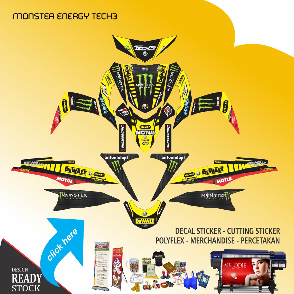 DECAL FULL BODY  MOTOR YAMAHA SOUL GT DEALER VERSIONS II