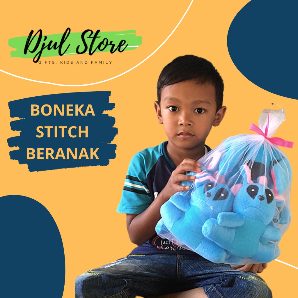 [BISA COD | BAYAR DITEMPAT] BONEKA STITCH BERANAK