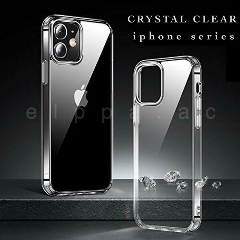 HYBRID 1.5mm CLEAR CASE BENING IPHONE 11 12 13 14 15 16 PRO MAX MINI PLUS / X XR XS MAX / SE Gen2 Ge