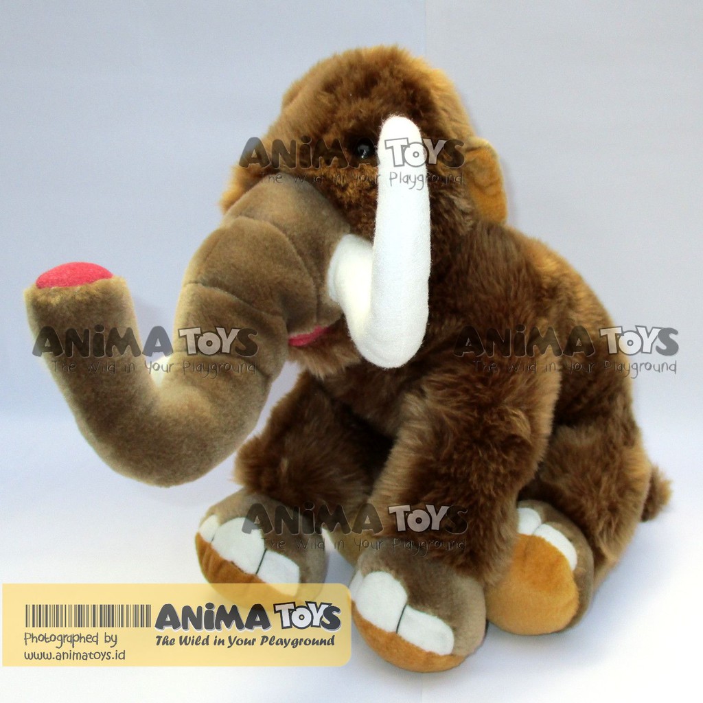 Boneka Hewan Gajah Purba Mammoth Animatoys SPR013M