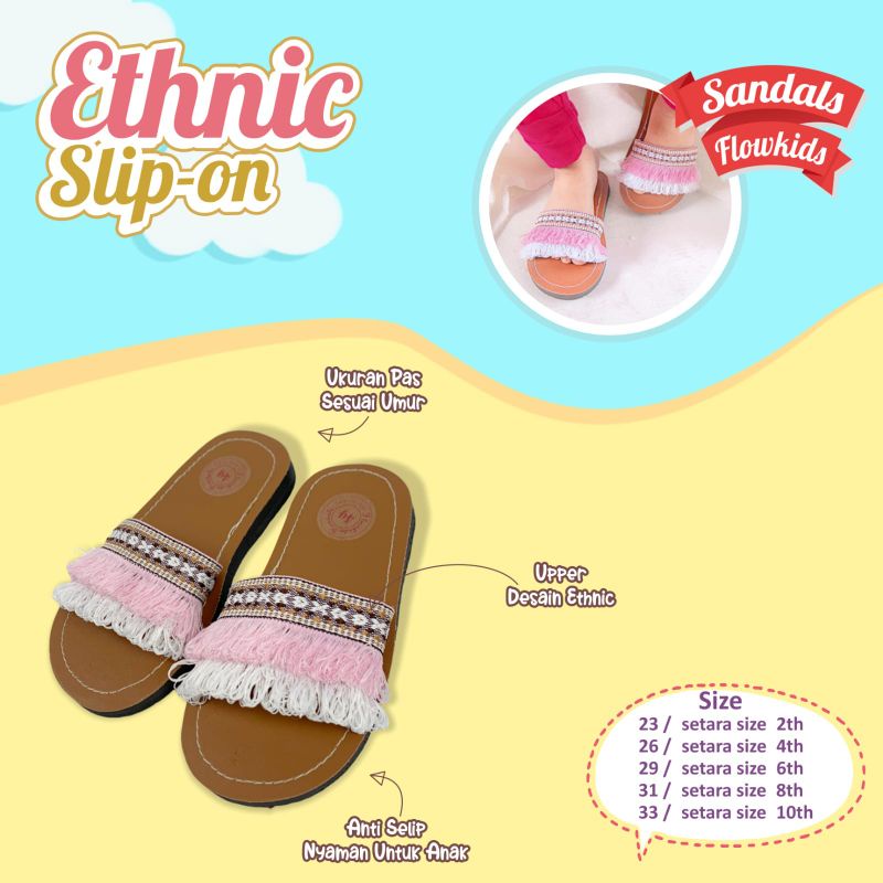 sandal ethnic anak perempuan by flowkids