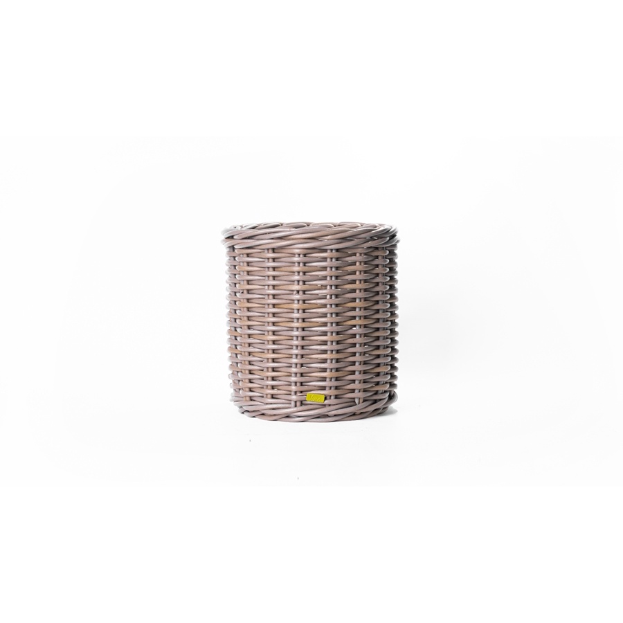 High Round Cylinder Hospitality Basket in Bright Nude