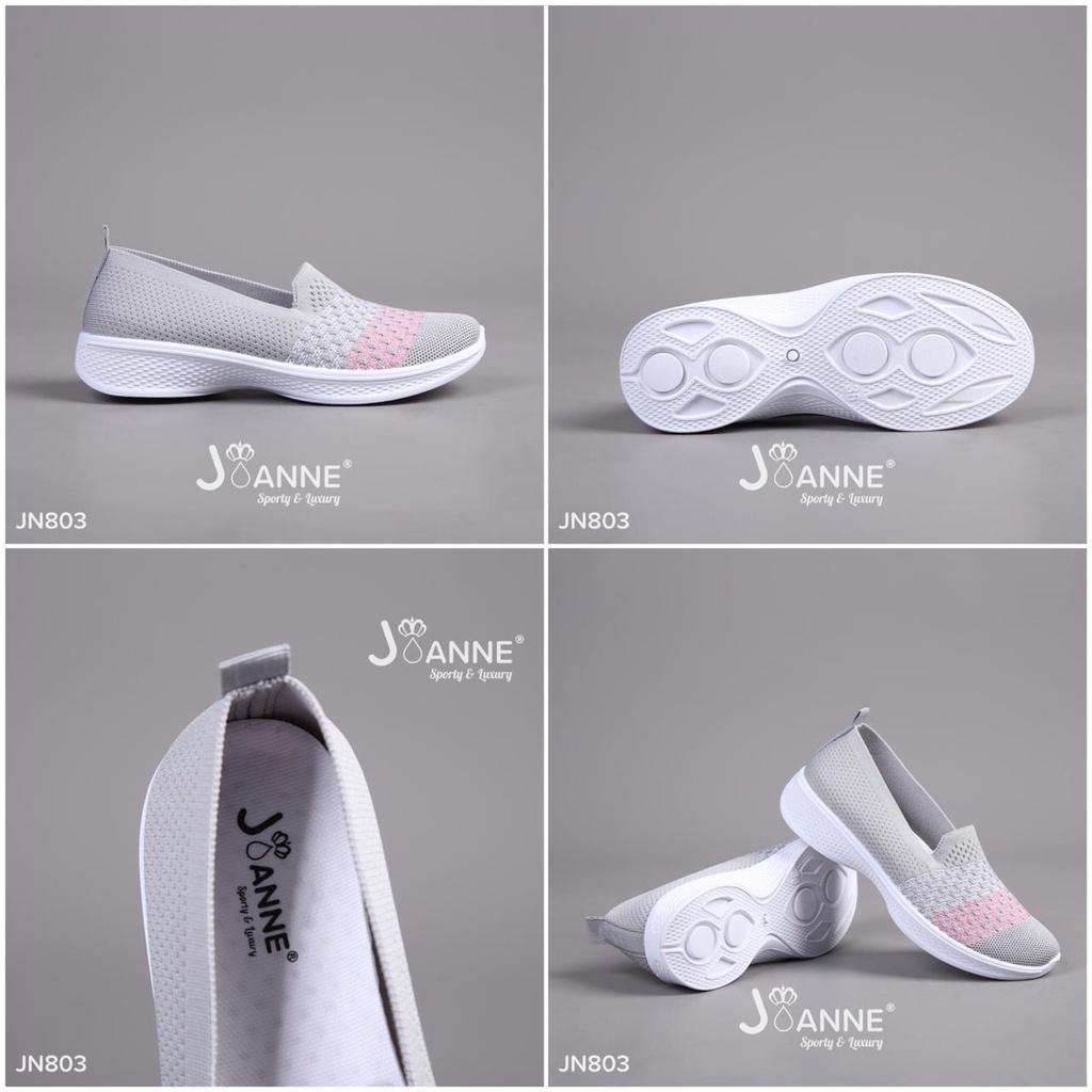 JOANNE SEPATU WANITA FLYKNIT FLAT SHOES #JN803 ORIGINAL