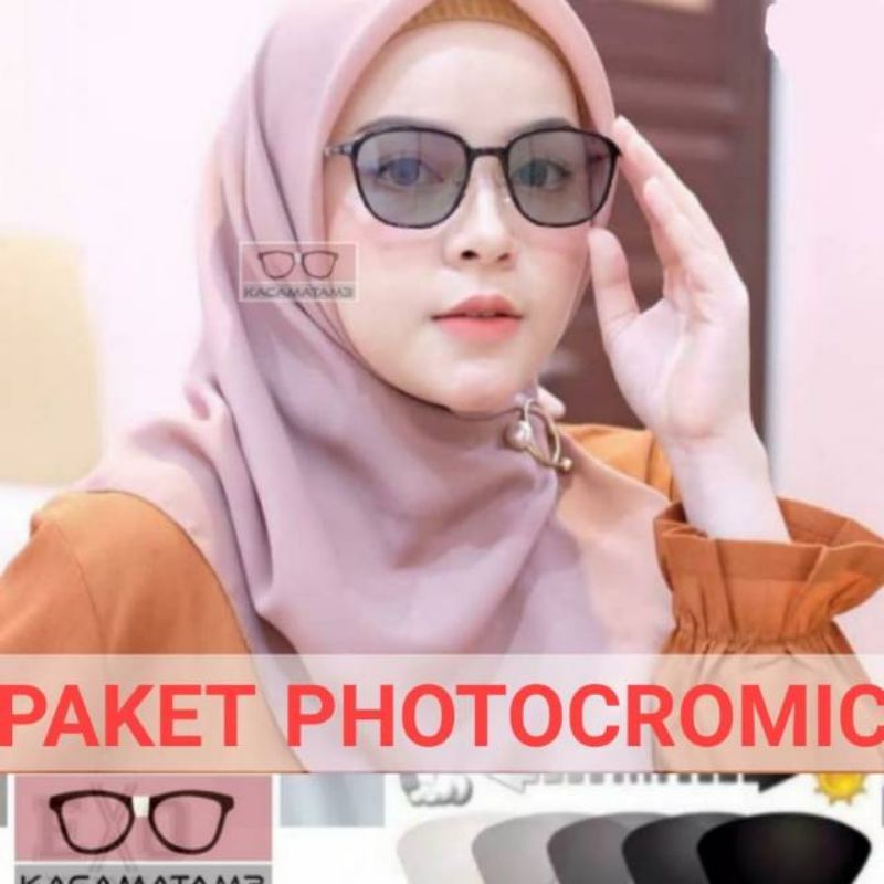 kacamata lensa photocromic antiradiasi boleh pilih yang blueray bisa normal minus plus cilinder tergantung permintaan sampai minus 5 cyl 2 harga masih sama tulis saja pesanan kaka di catatan saat order free box lap cairan pembersih kode 6137 size51-19-145