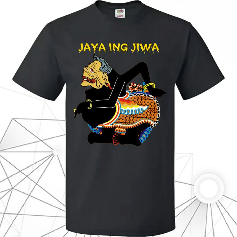 kaos semar/kaos wayang/kaos jawa/kaos kejawen/jaya ing jiwa