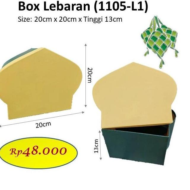 

Terkini ✽ Box Lebaran Bentuk Kubah masjid - Box lebaran Idul Fitri - Hardbox Hampers Lebaran 1105-L1...