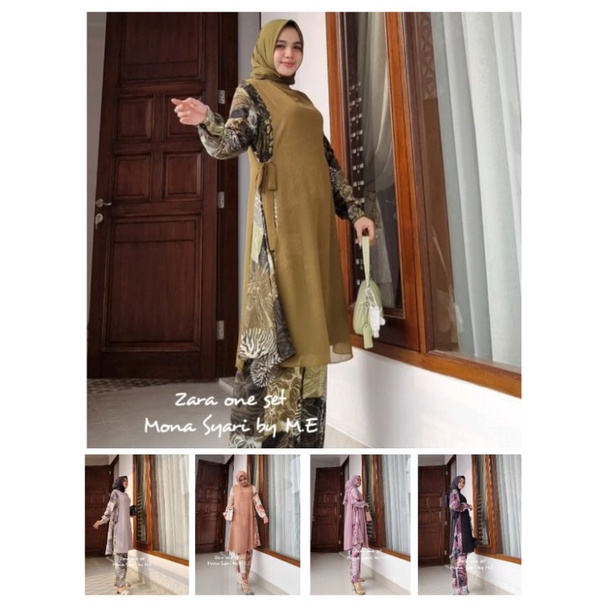 ZARA ONE SET By MONA SYAR'I