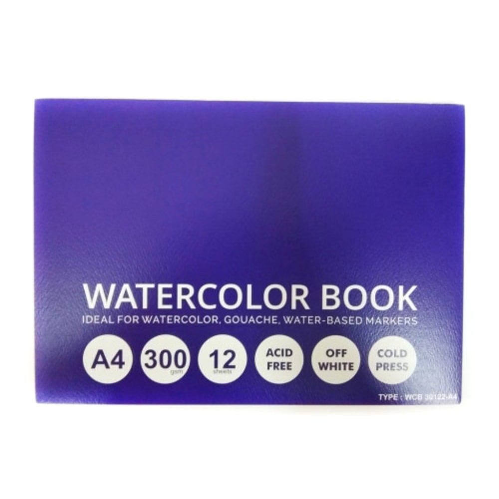 

V-TEC WATERCOLOR BOOK PAD FINE ART PAPER PAINTING BOOK A4 300 GSM