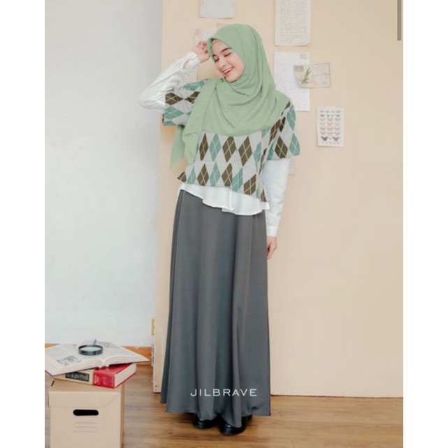 [Preloved] Jazlyn Dress Stone Green Size L by Jilbrave