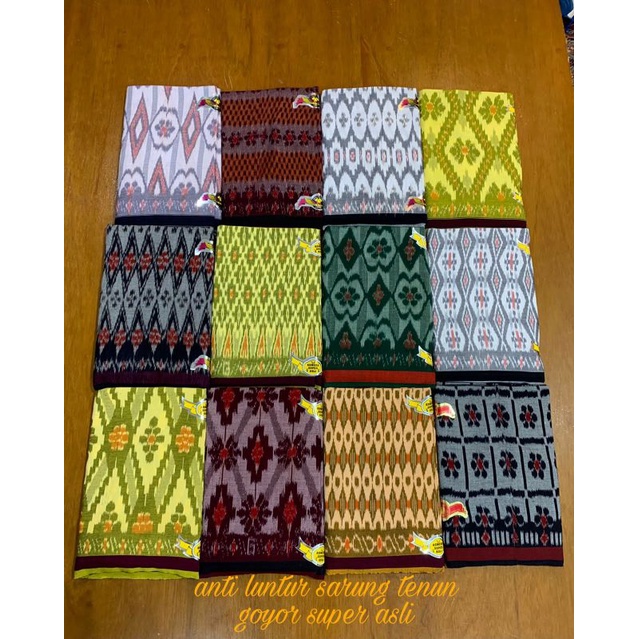Sarung Tenun Goyor Pria Botol Asmera Super Asli - Super Asli Tanpa Luntur - Sarung Goyor