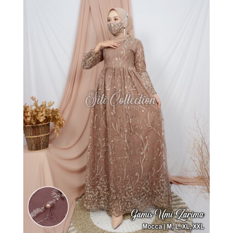 PRODUK ORIGINAL GAMIS PESTA TERBARU//GAMIS YUMNA//GAMIS TULLE MODERN//FASHION WANITA