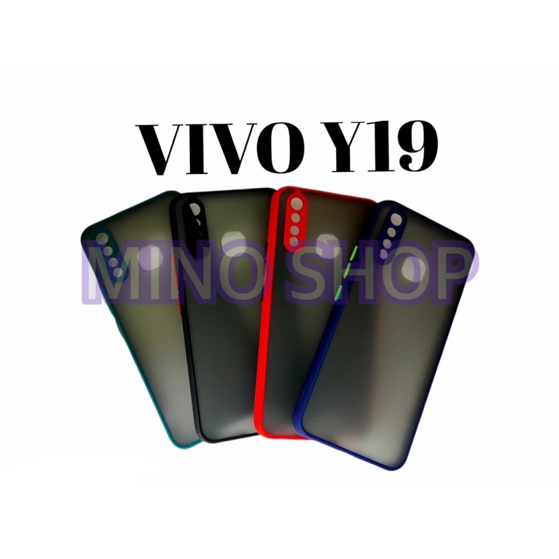 SOFTCASE VIVO Y19 - HARDCASE DOVE MYCHOICE + PELINDUNG KAMERA - AERO CASE