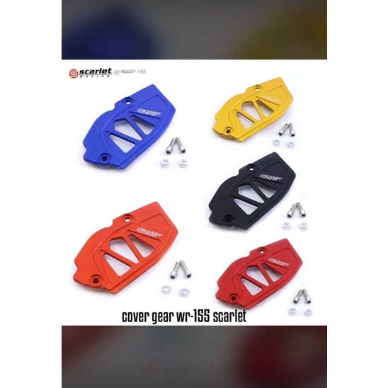 cover Gear depan yamaha wr155 cover gir depan scarlet racing wr 155