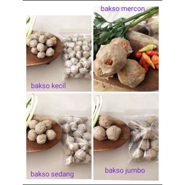 

Bakso kecil sapi Wonogiri Homemade Isi 70pc