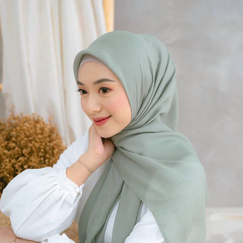 PART 1 HIJAB SEGI EMPAT PARIS VOAL PREMIUM