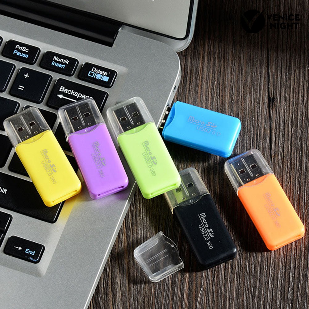 (Veni) Card Reader Tf Micro Usb 2.0 Untuk Laptop