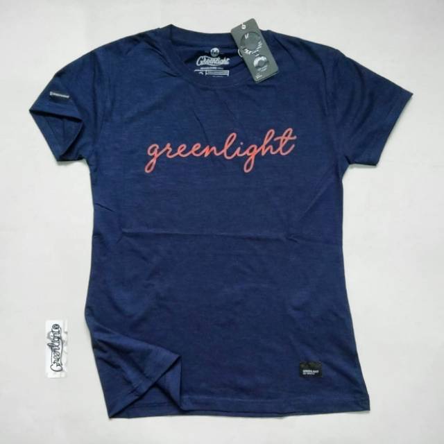 FREE STIKER KAOS GREENLIGHT  CEWEK BAJU  TSHIRT WANITA  