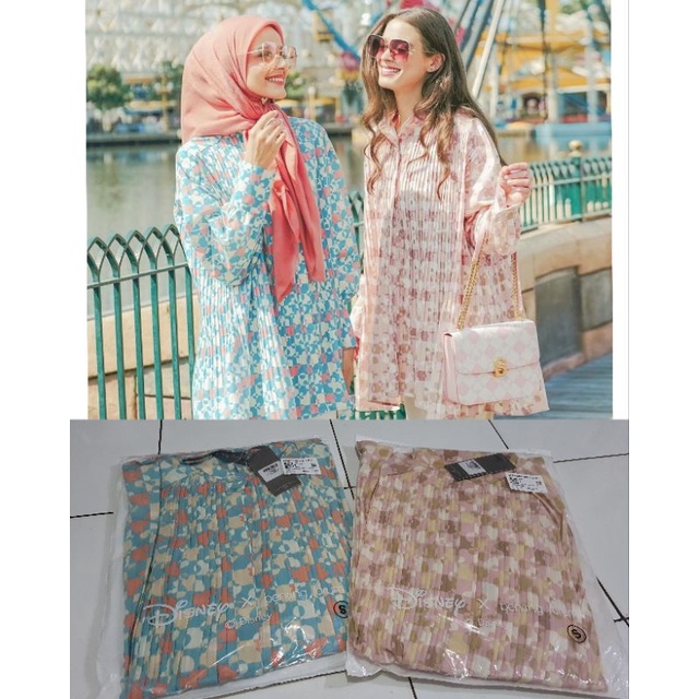 Benang Jarum Puzzlea Pleated Shirt