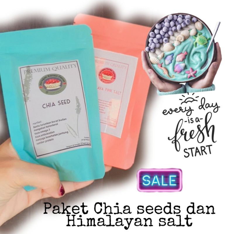 

CHIASSED + GARAM HIMALAYA 100 GRAM( PENDERITA PCOS WAJIB KONSUMSI INI SELAMA PROMIL)