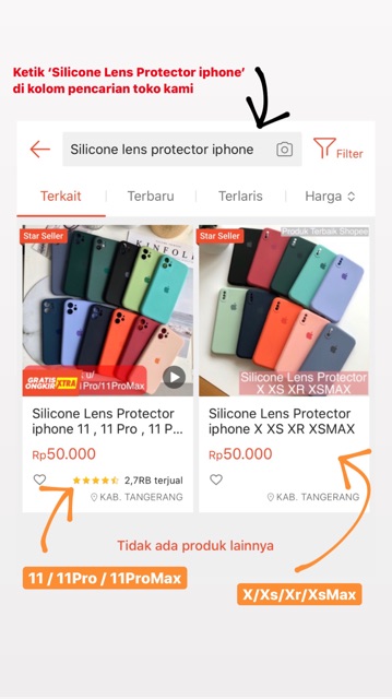 Silicone Lens Protector iphone X XS XR XSMAX