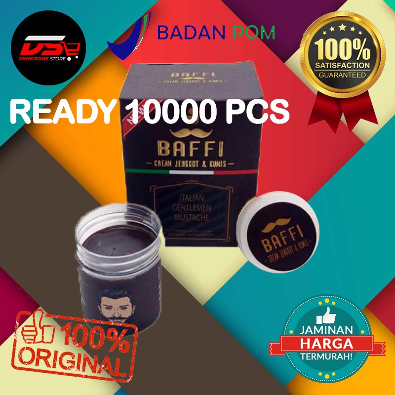 [100% ORIGINAL] BAFFI CREAM PENUMBUH KUMIS JENGGOT ALIS JAMBANG BREWOK ALIS MUSTACHE ITALIAN ITALY