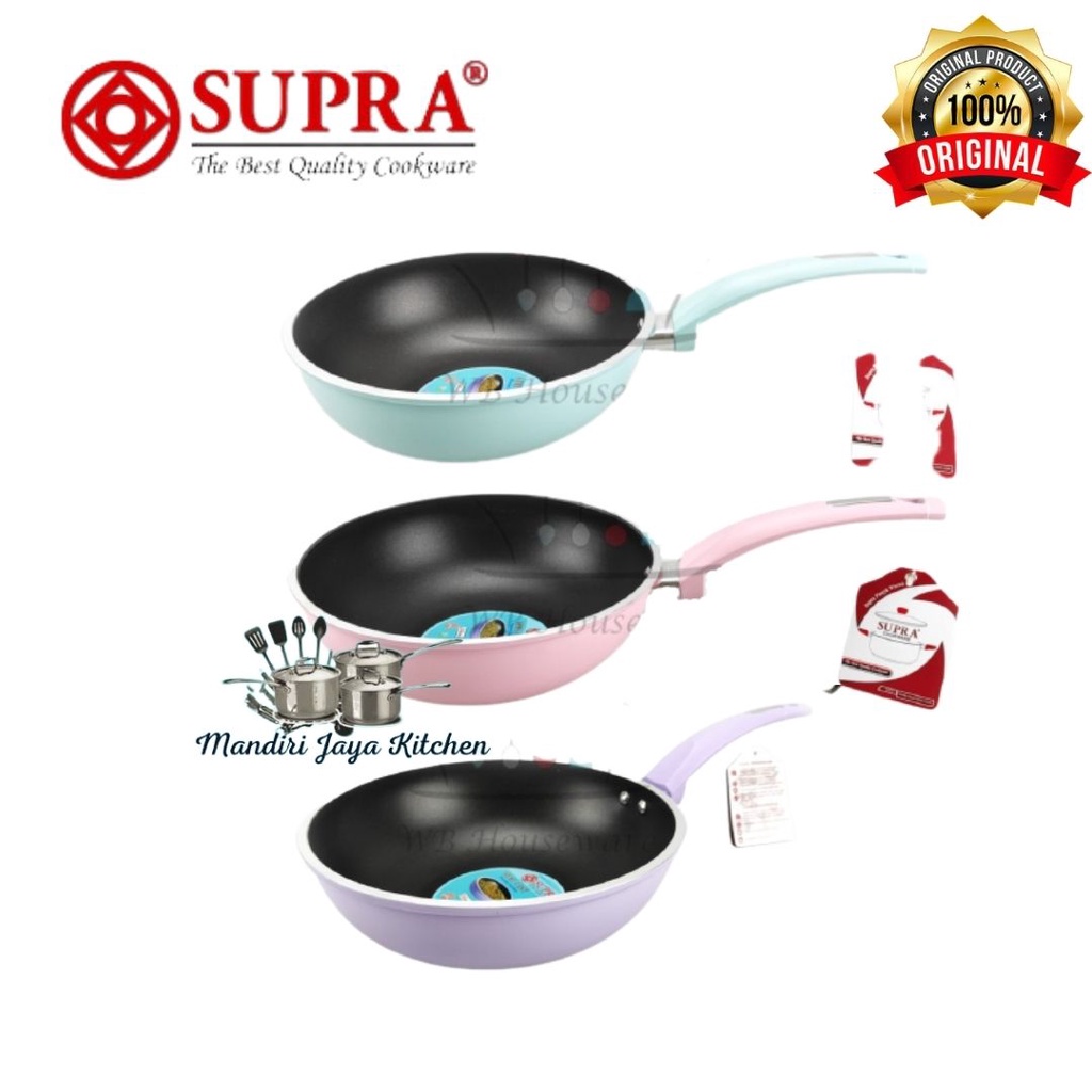 SUPRA Mini Wok 24cm New Pastel