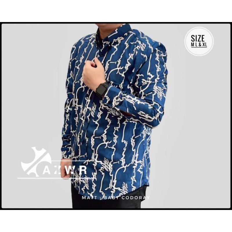 kemeja printing AZWR Original