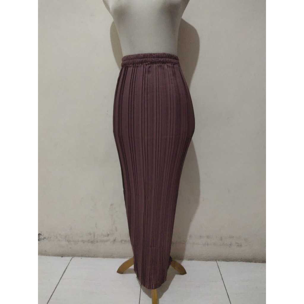 SB Collection Rok Plisket kerny Maxi Panjang Polos Wanita