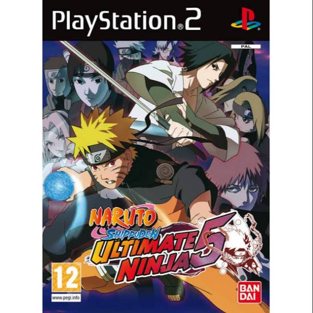 Nostalgia Kaset Game PS2 Murah Naruto Shipuden Ultimate Ninja 5