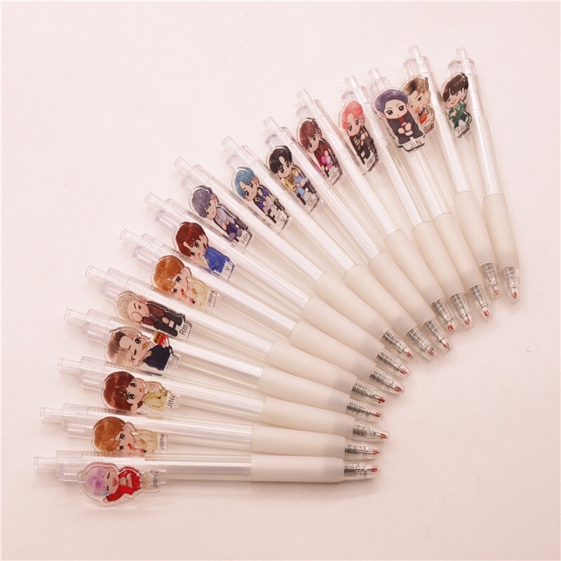 

WANNABUY - PULPEN BTS - 7PCS - PENA BTS BANGTAN - 0.5MM - MURAH -BISA COD