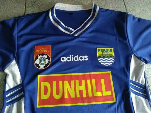 Jersey Retro Persib Bandung Liga Kansas Liga Dunhill Biru & Putih
