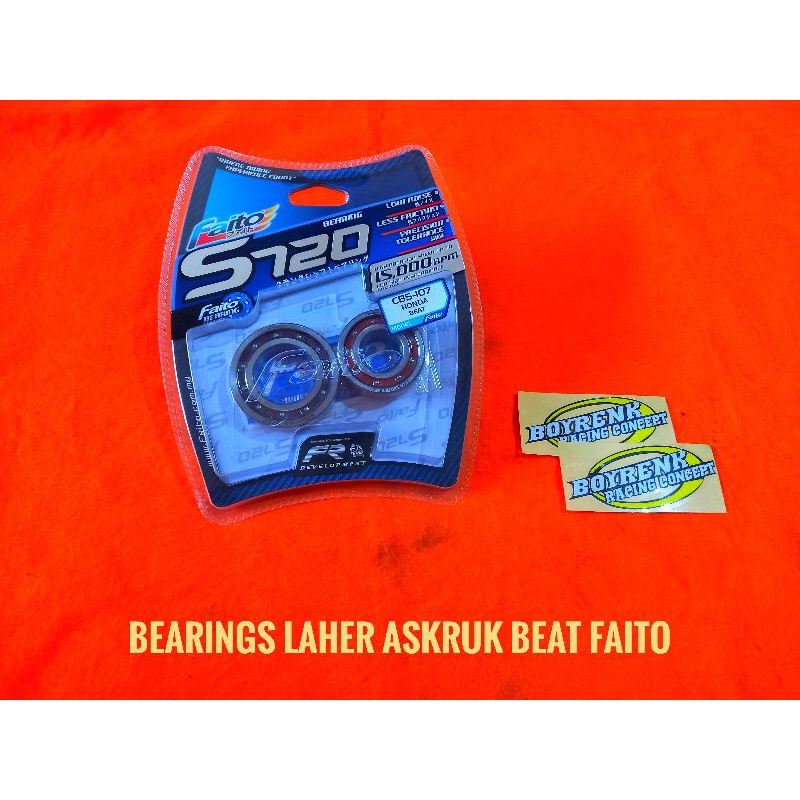 BEARING LAHER KRUK AS BEAT FAITO S720 - BOYRENK RACING CONCEPT