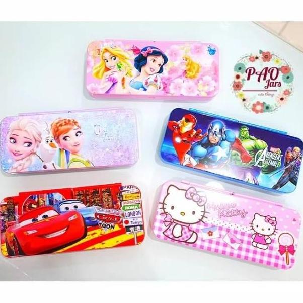 

Alat tulis set sekolah anak / kotak pensil anak / kitty cars avengers