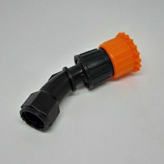 Nozzle Sprayer elektrik Plastik 4Lubang Drat dalam 14mm