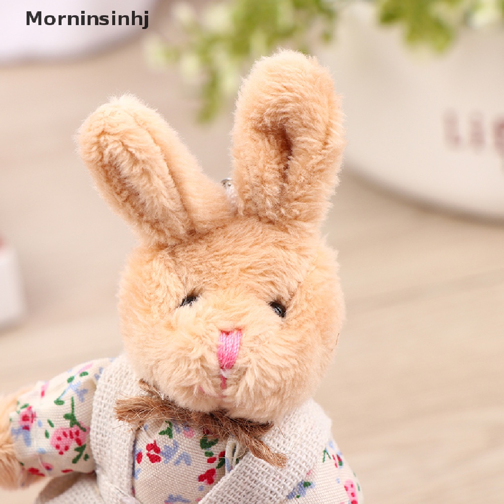 Mornin Gantungan Kunci Boneka Teddy Bear Bahan Plush