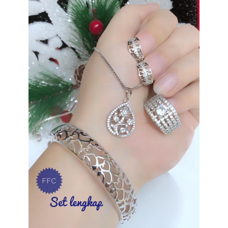 [XUPING] PAKET PERHIASAN XUPING SILVER GELANG BANGLE 290820
