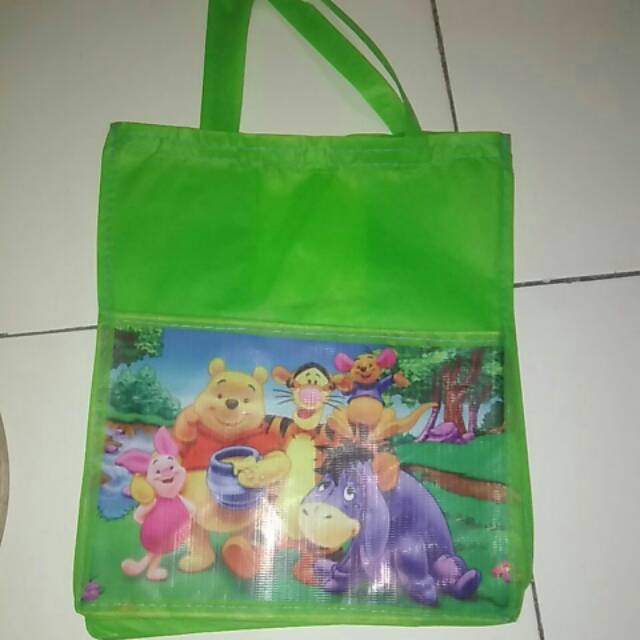 Tas ulang tahun winnie the pooh 2 kantong