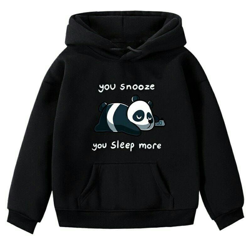 Sweater Hoodie Anak Laki-laki/Perempuan Usia 4-13 Tahun Hoodie Anak Motif Gambar Panda/Starwars Bahan Tebal Premium